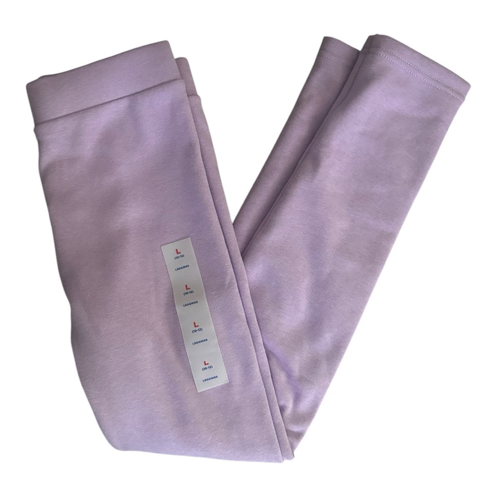 Old Navy Lavender Stretch Leggings Fleece Large